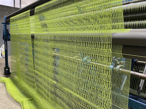 Дель полиэтиленовая плетеная сетевязальная машина netting machine