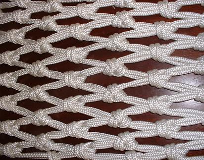 Дель капроновая плетеная в два сложения Nylon nets